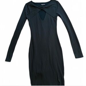 Forest Green Cutout Bodycon Dress